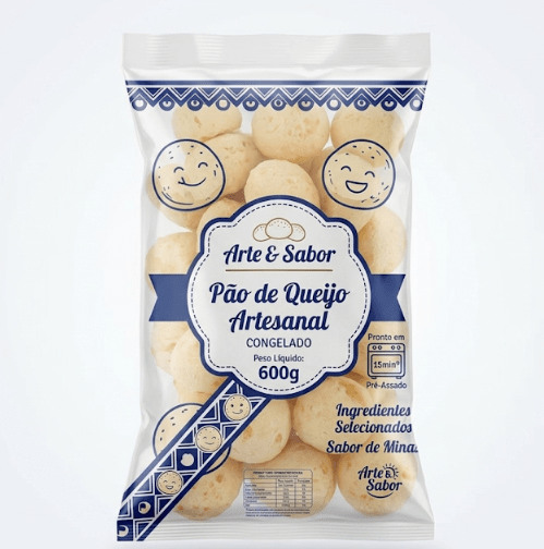 Embalagem Para Pão de Queijo